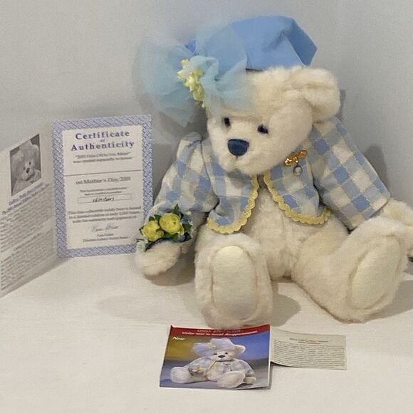 Vintage Ashton Drake Bears Hats Off To You Mom Limited Edition Bear #1610/2001 - Picture 9 of 12